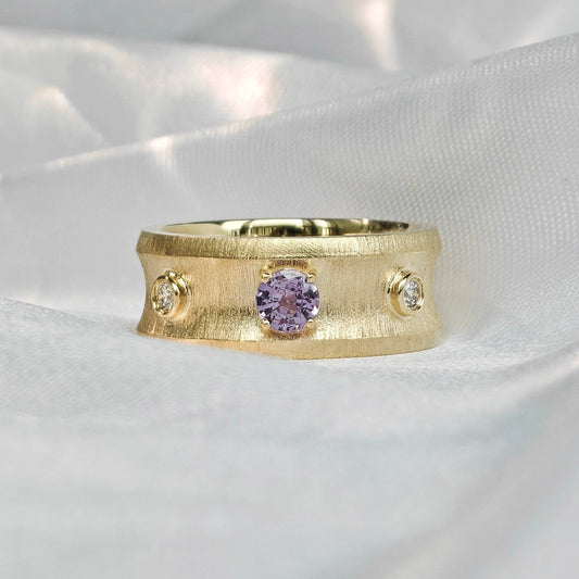 Purple Sapphire Ring