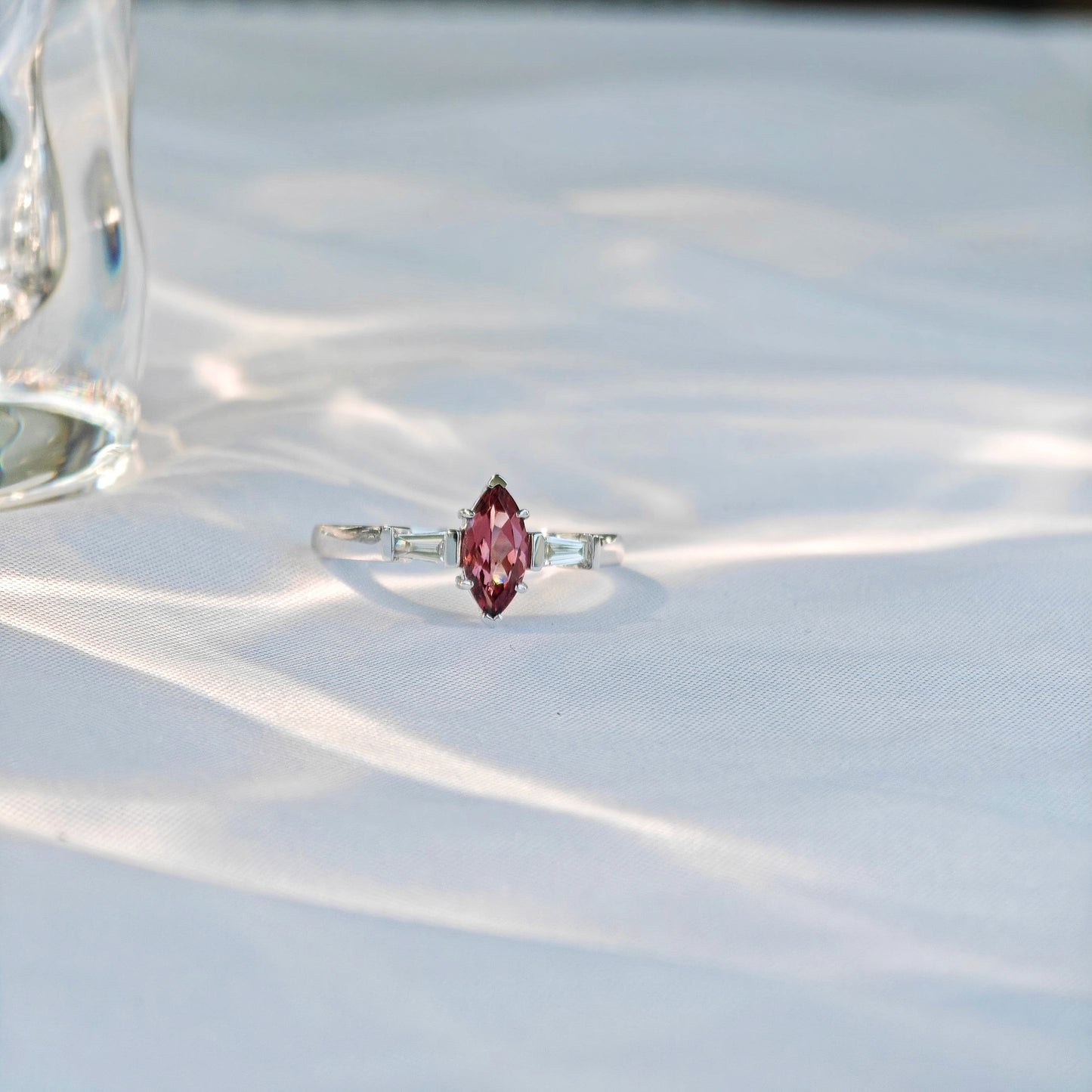 Red Garnet Polished Ring（Available Now）