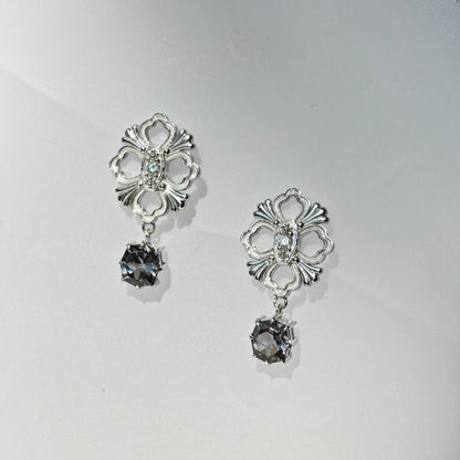 Le Bijoux Precision Cut Spinel Pendant Earrings