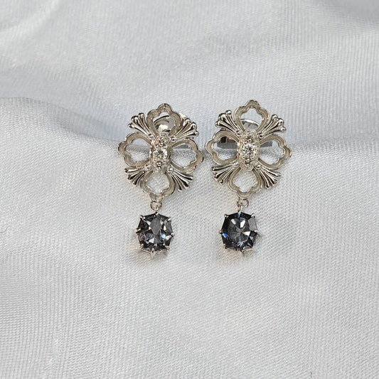 Le Bijoux Precision Cut Spinel Pendant Earrings