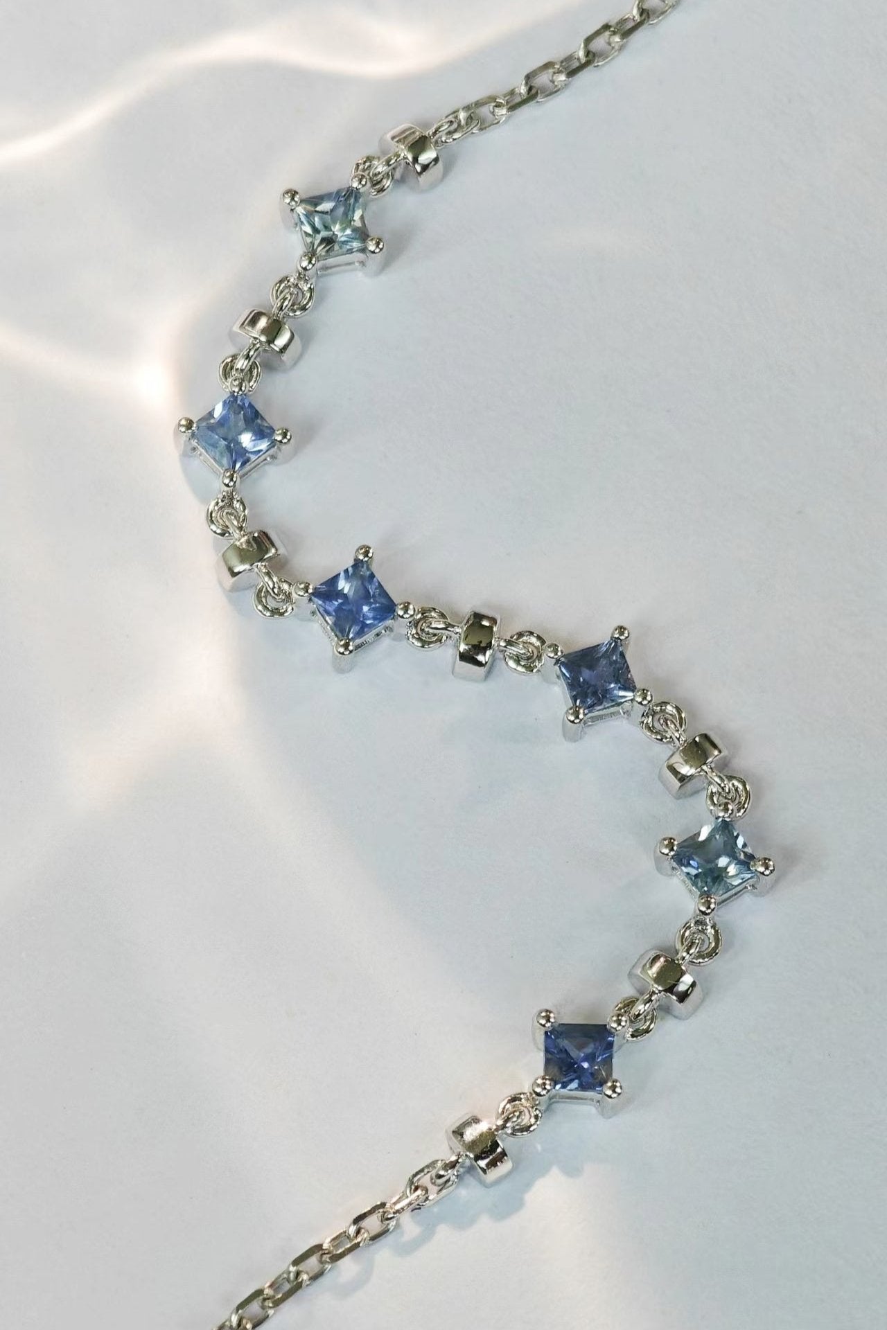 Square Sapphire Bracelet