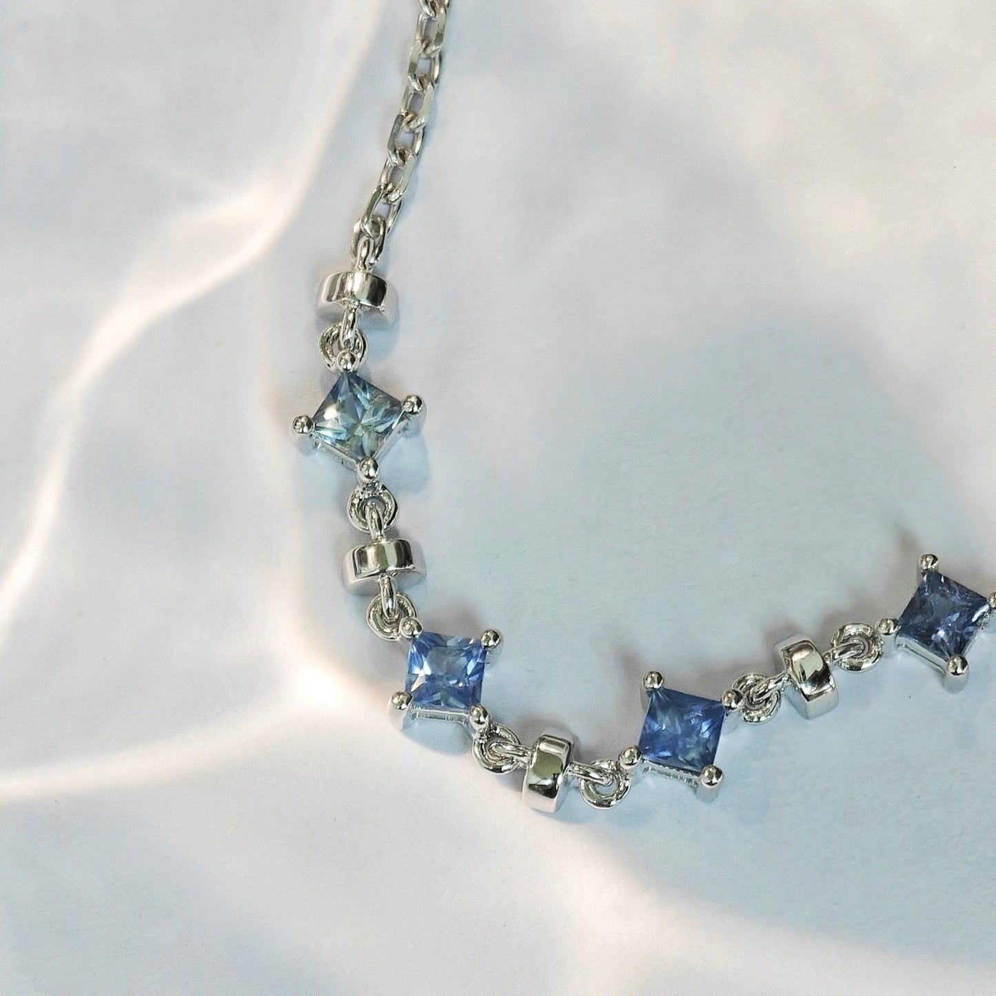 Square Sapphire Bracelet