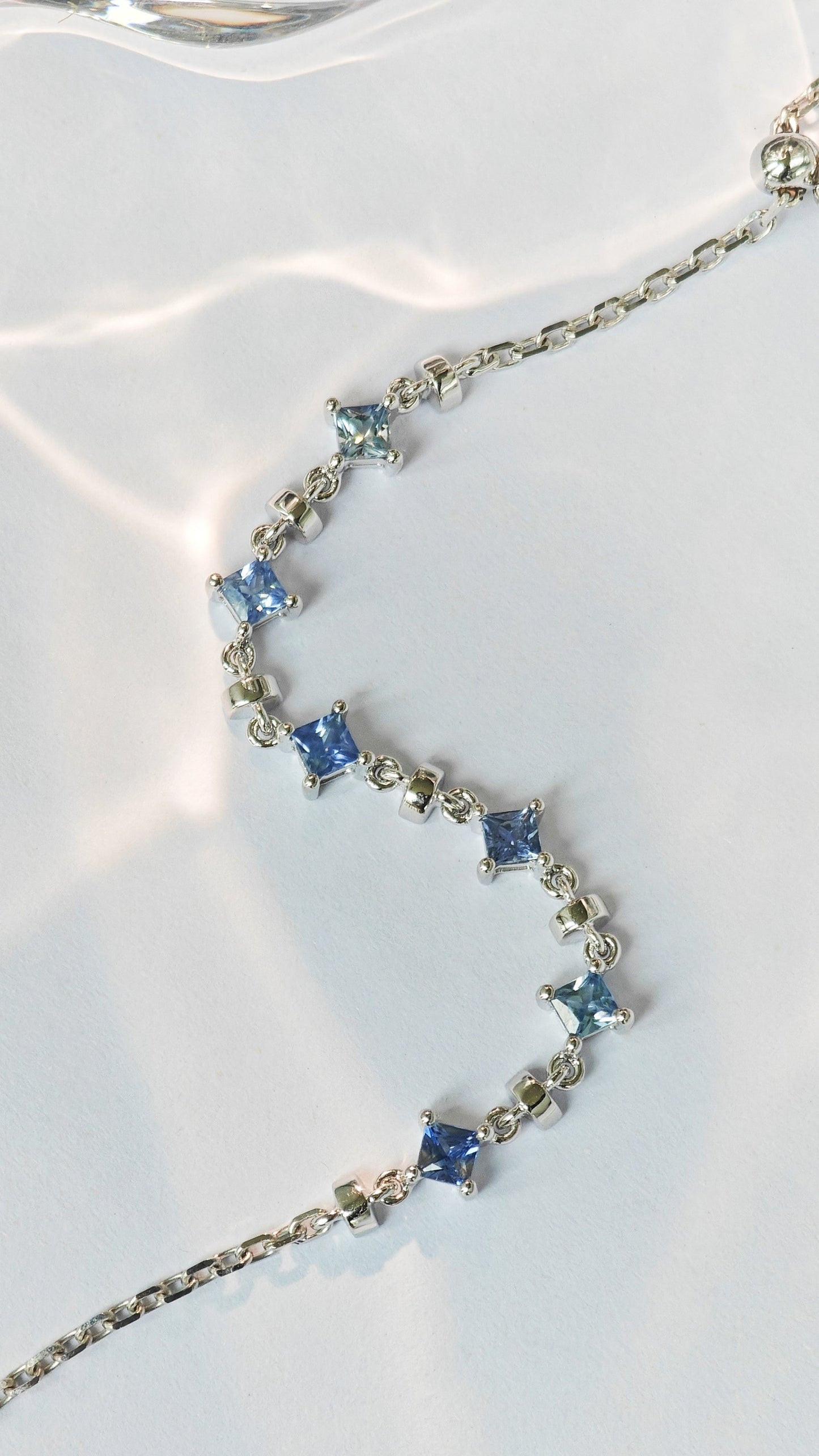 Square Sapphire Bracelet