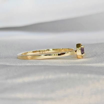 Purple Sapphire Polished Ring（Available Now）