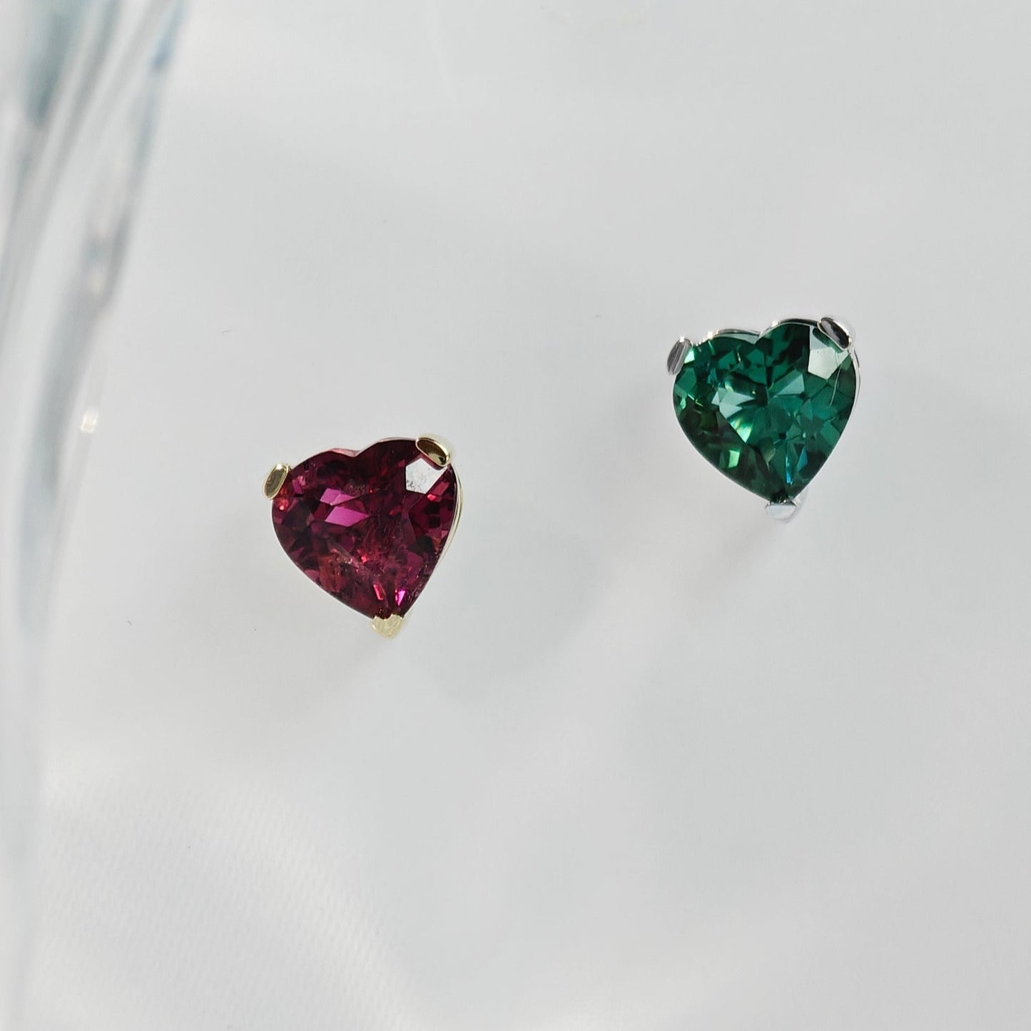 Le Bijoux Heart Shape Cut Tourmaline Earrings