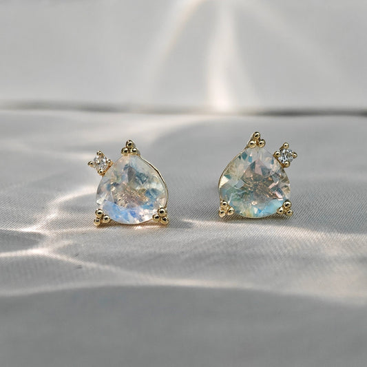 Le Bijoux Pear Shape Cut Moonstone Earrings