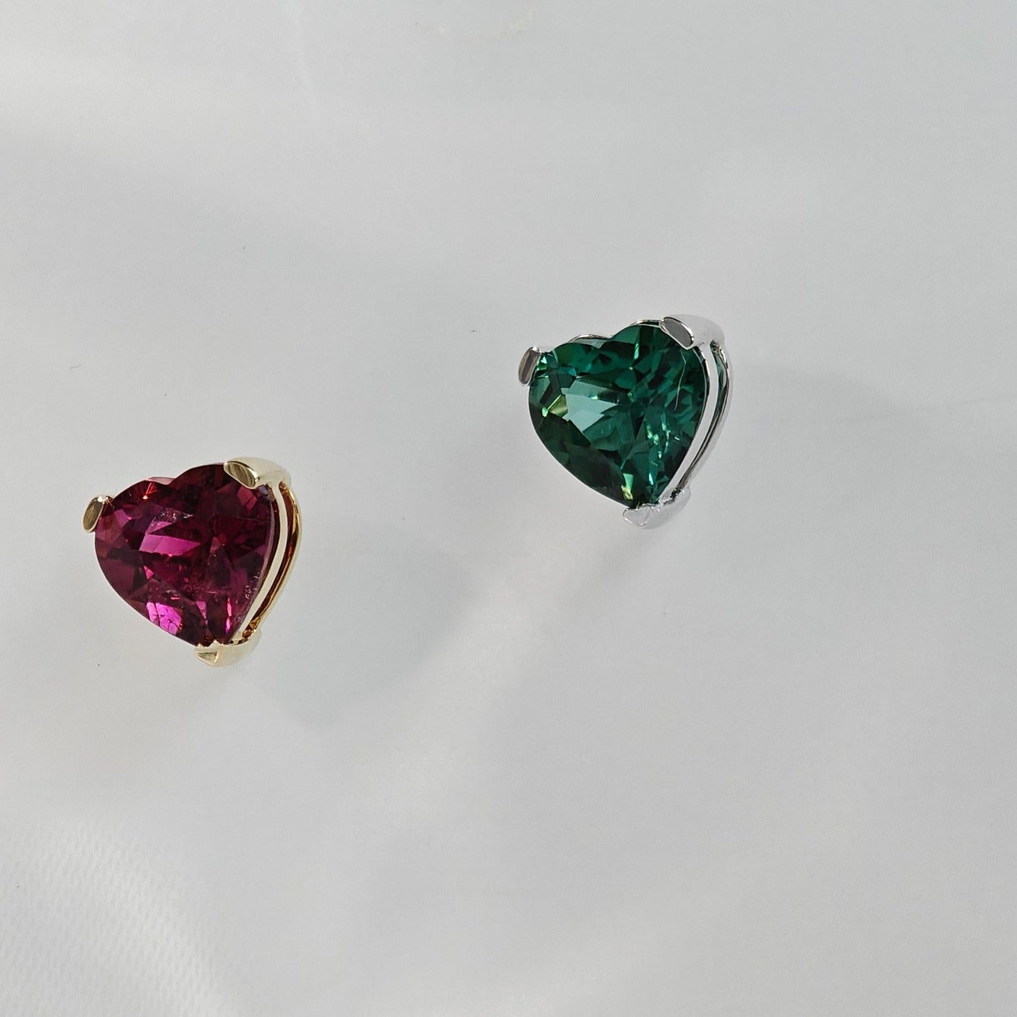 Le Bijoux Heart Shape Cut Tourmaline Earrings