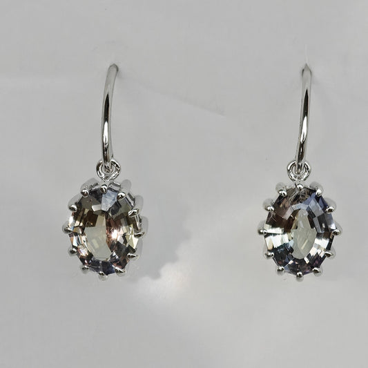 Oval Tanzanite Earrings