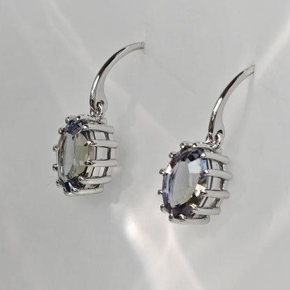 Oval Tanzanite Earrings