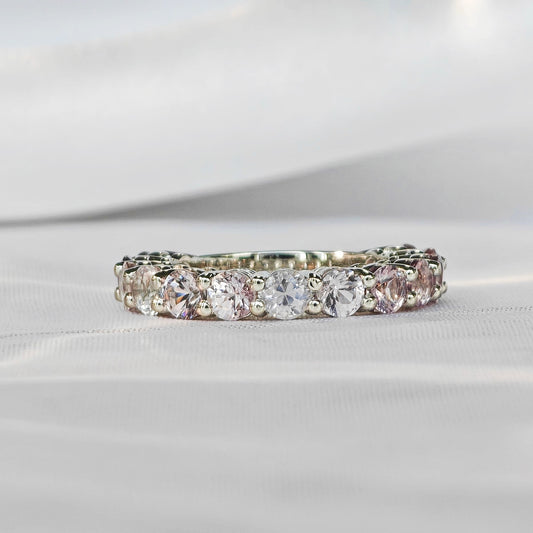 Pink White Spinel Polished Ring（Available Now）