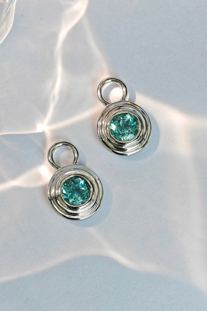 Green Apatite Earrings