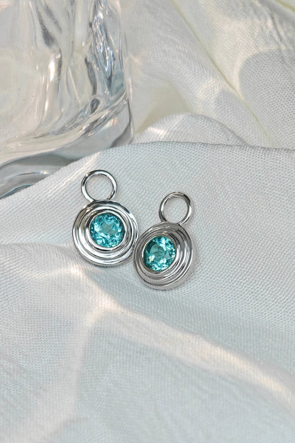 Green Apatite Earrings